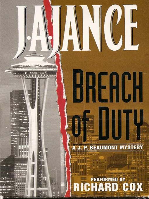 Title details for Breach of Duty by J. A. Jance - Available